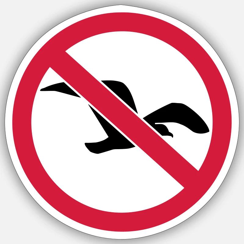 Möwe Sticker Größe S (10 x 10 cm)