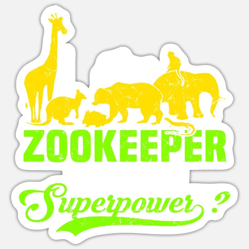 Tierpfleger Sticker Größe S (10 x 10 cm)