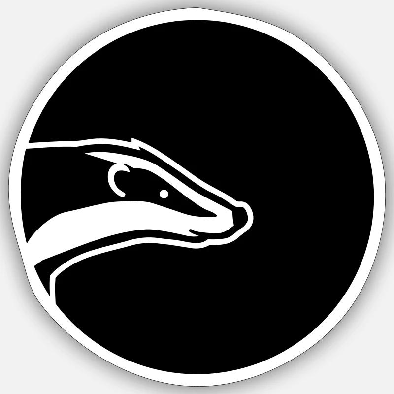 Badger Sticker size S (10 x 10 cm)