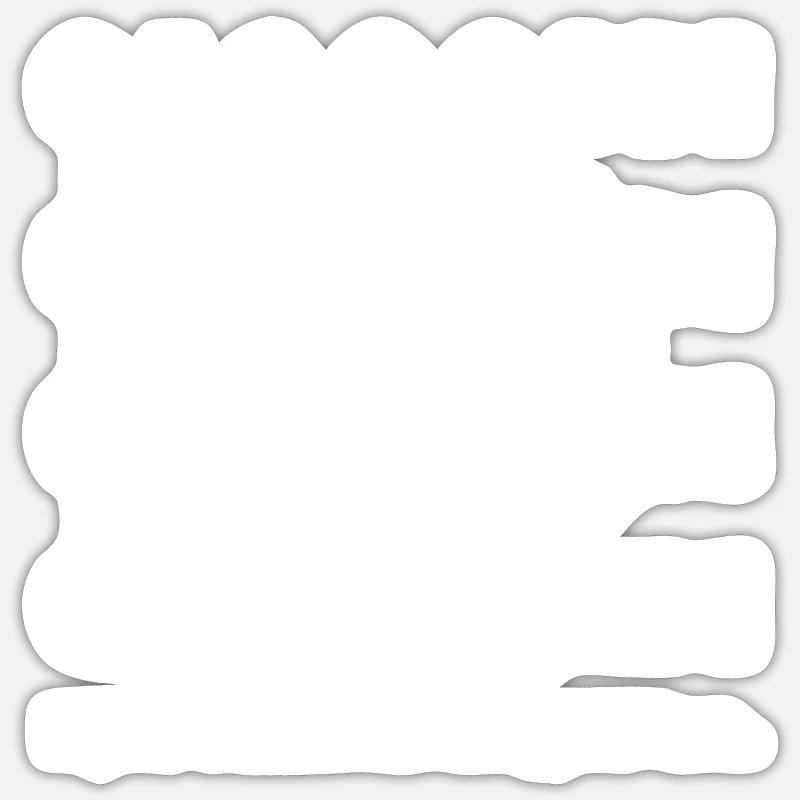 Geek - Sticker size S (10 x 10 cm) - white matte