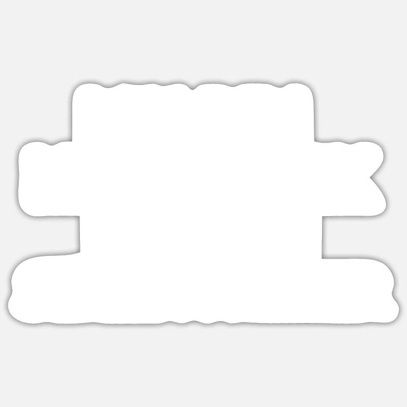 Ich bin nicht dick ich bin Seriengriller Sticker Größe S (10 x 10 cm)
