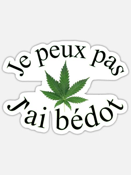 Ich betot - Sticker Größe S (10 x 10 cm) - Mattweiß