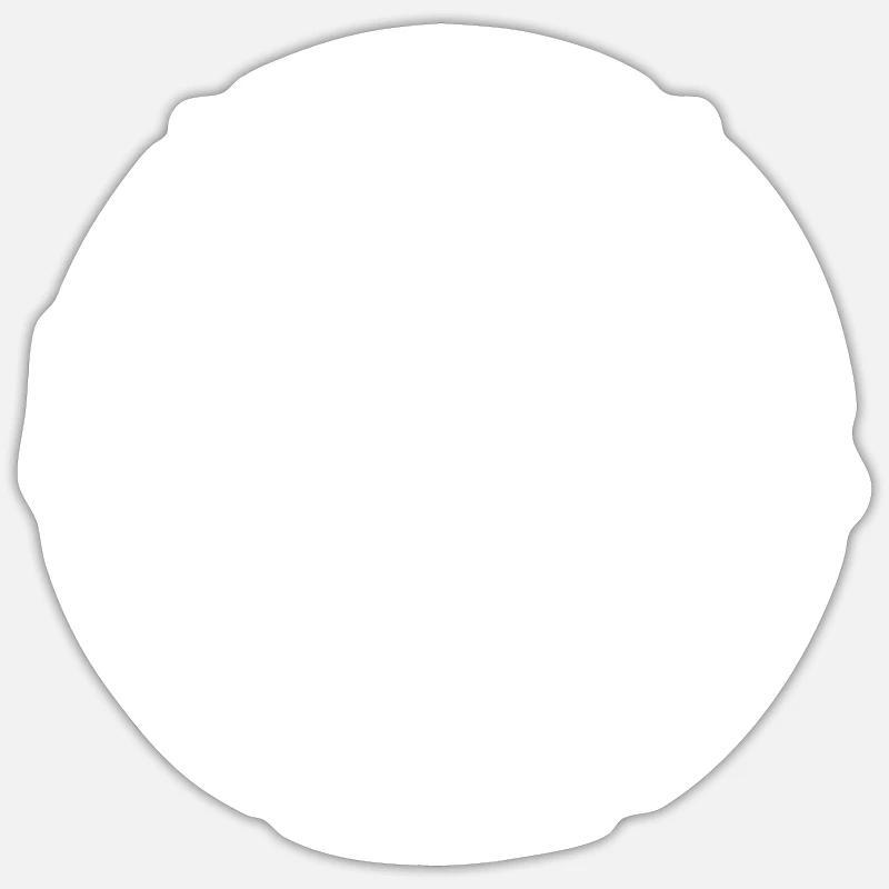 beste mama der welt - Sticker Größe S (10 x 10 cm) - Mattweiß
