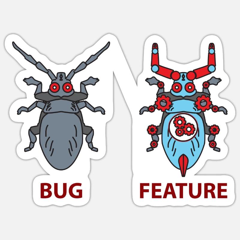 Programmer joke Sticker size S (10 x 10 cm)