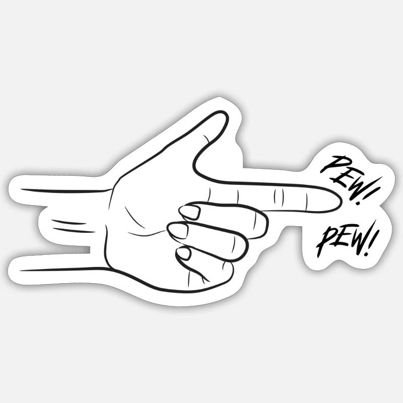 Sticker taille S (10 x 10 cm) - 