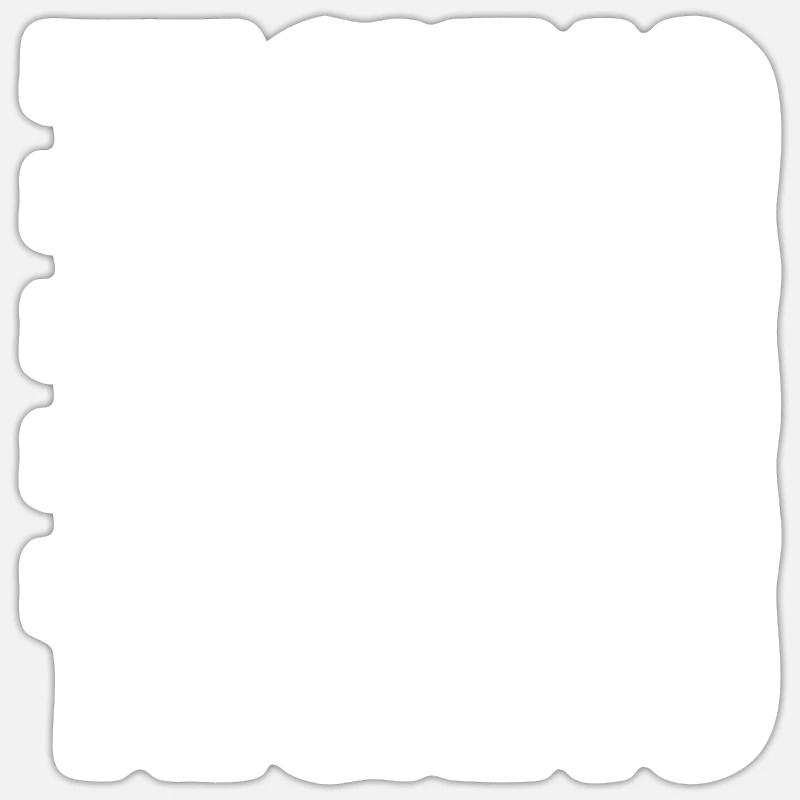 Techno - Sticker Größe S (10 x 10 cm) - Mattweiß