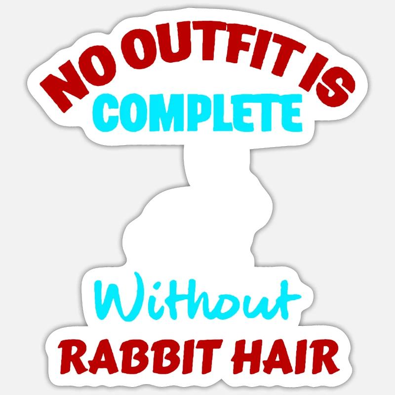 rabbit Sticker size S (10 x 10 cm)