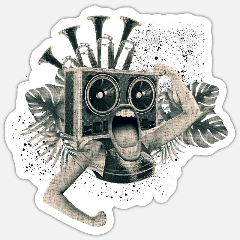 Sticker Größe S (10 x 10 cm) - 