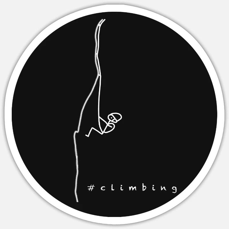 escalade Sticker taille S (10 x 10 cm)
