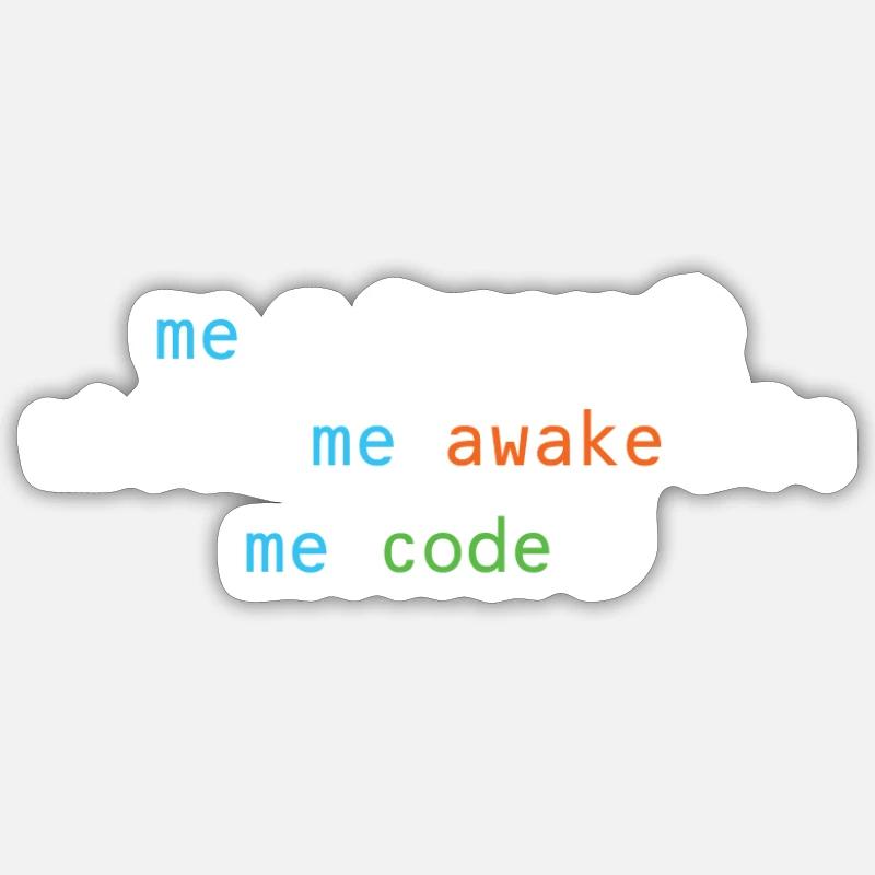 Programmer Sticker size S (10 x 10 cm)