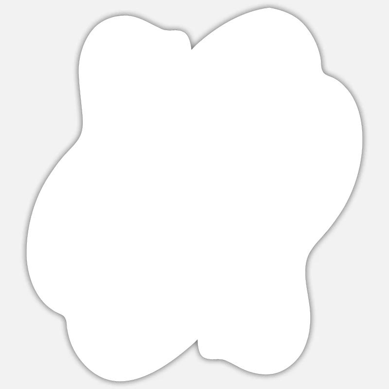 Mäuse - Sticker Größe S (10 x 10 cm) - Mattweiß