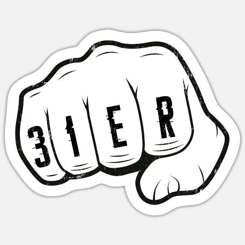 Sticker Größe S (10 x 10 cm) - 