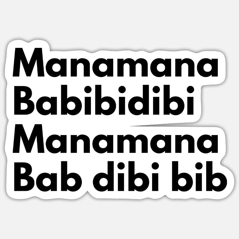 Ver de l’oreille - Sticker taille S (10 x 10 cm) - blanc mat