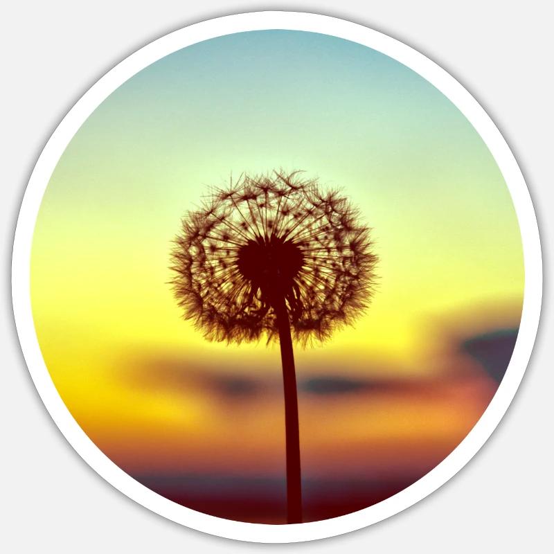 dandelion Sticker size S (10 x 10 cm)
