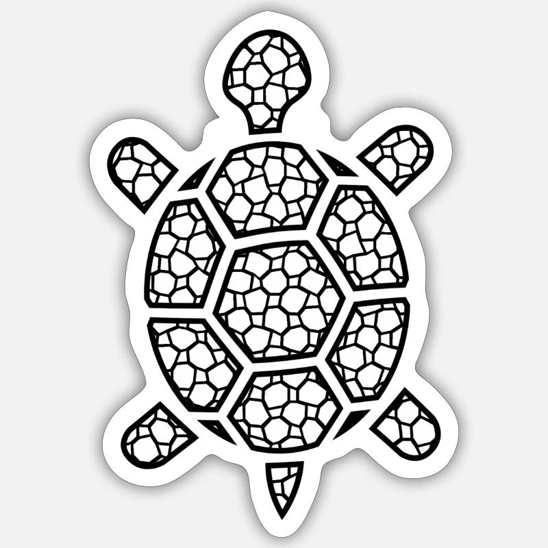 Turtle Sticker size S (10 x 10 cm)