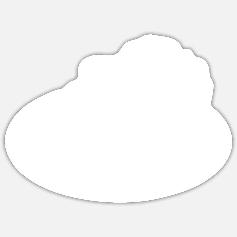 Küchenstück - Sticker Größe S (10 x 10 cm) - Mattweiß