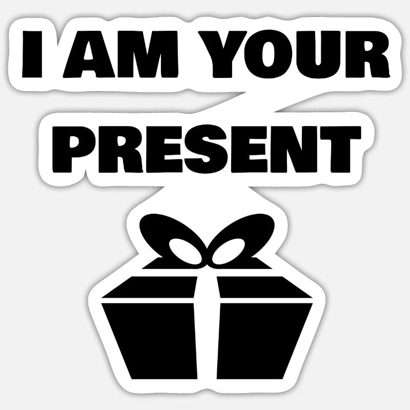 Lustige Geschenkidee - Sticker Größe S (10 x 10 cm) - Mattweiß