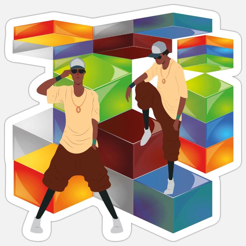 Sticker taille S (10 x 10 cm) - 