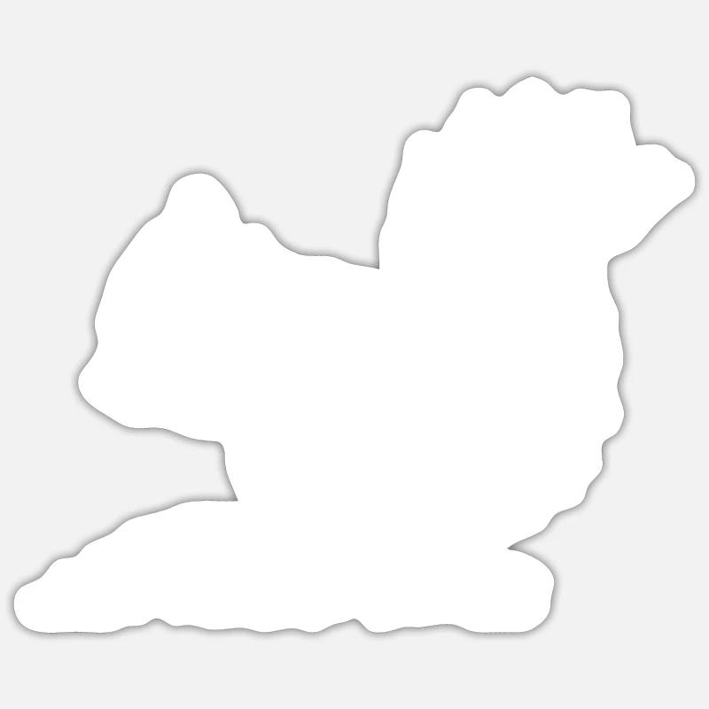 Drolliges Eichhörnchen mit einer Nuss Sticker Größe S (10 x 10 cm)