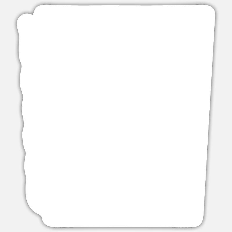 notepad - Sticker size S (10 x 10 cm) - white matte