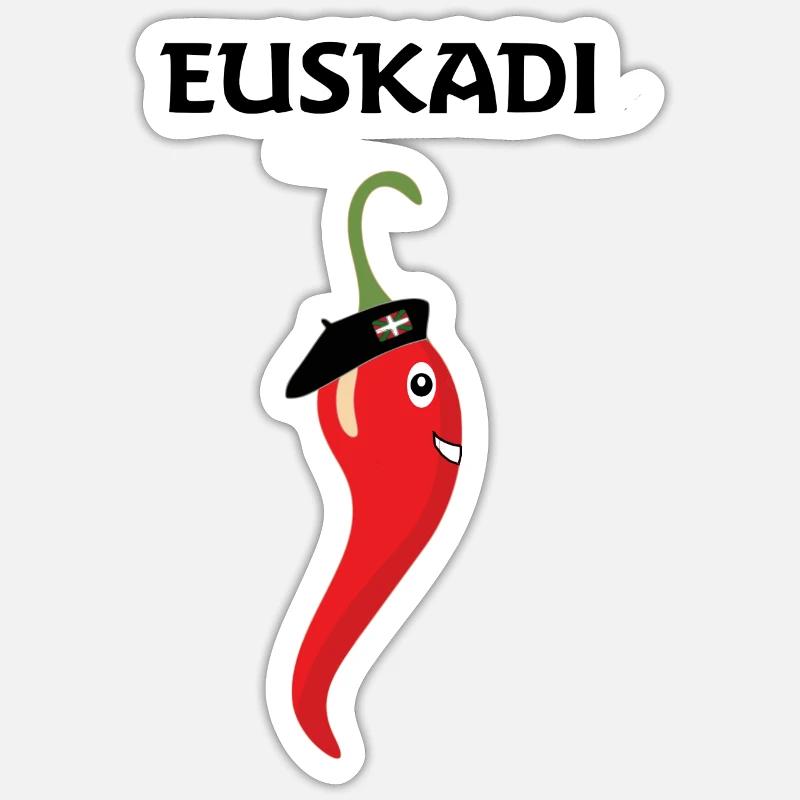 Basque - Sticker size S (10 x 10 cm) - white matte