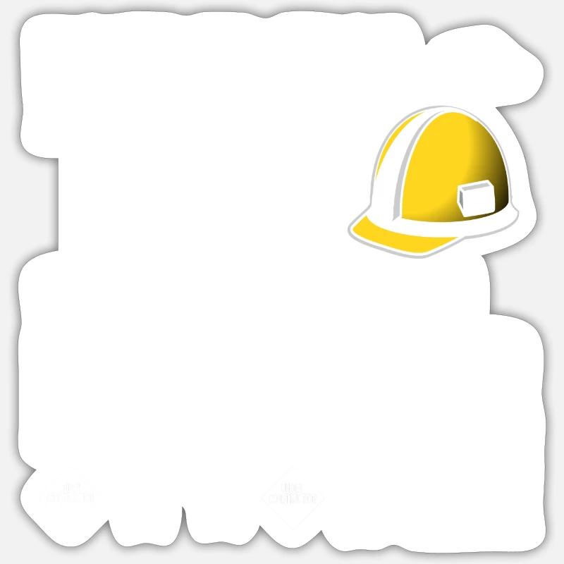 Construction Engineer Civil engineering Sticker size S (10 x 10 cm)