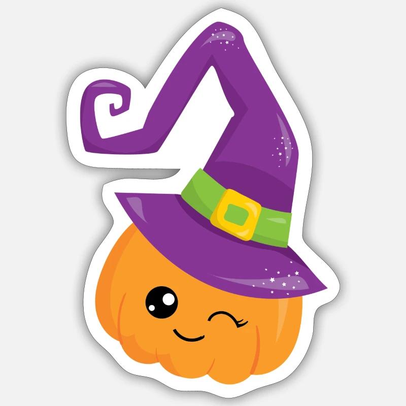 Halloween - Sticker size S (10 x 10 cm) - white matte