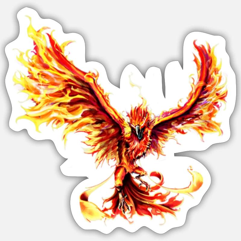 Phoenix Sticker size S (10 x 10 cm)