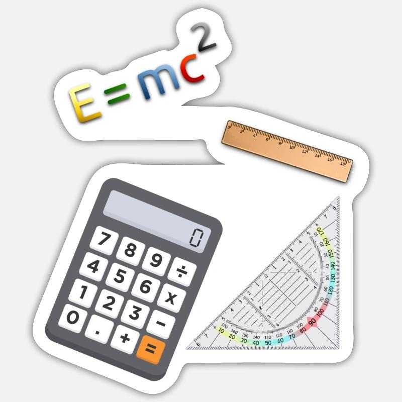 maths Sticker size S (10 x 10 cm)