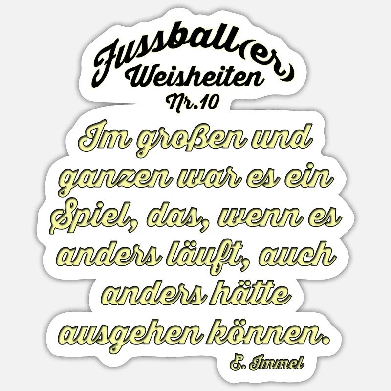 Sticker Größe S (10 x 10 cm) - 
