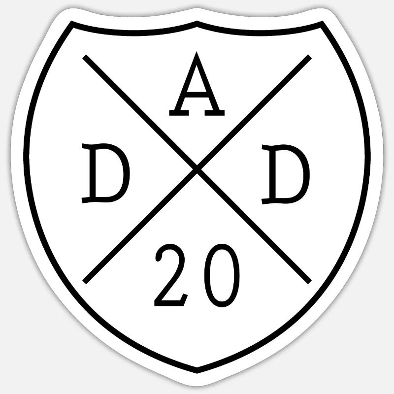 Daddy 2020 Sticker size S (10 x 10 cm)