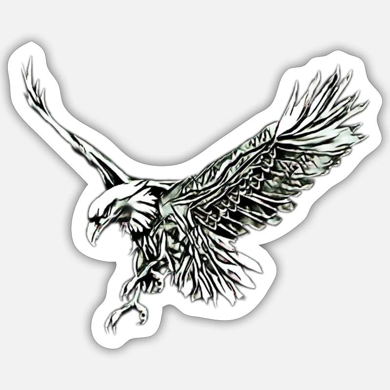 Eagle Sticker size S (10 x 10 cm)
