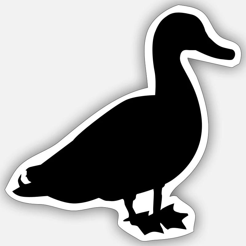 canard Sticker taille S (10 x 10 cm)