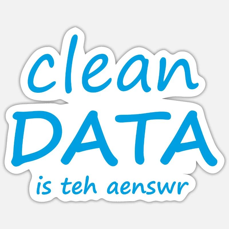 Data Scientist Geschenk - Sticker Größe S (10 x 10 cm) - Mattweiß