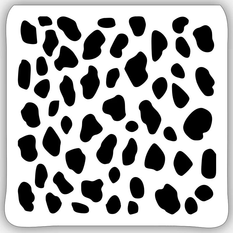 dalmatien - Sticker taille S (10 x 10 cm) - blanc mat