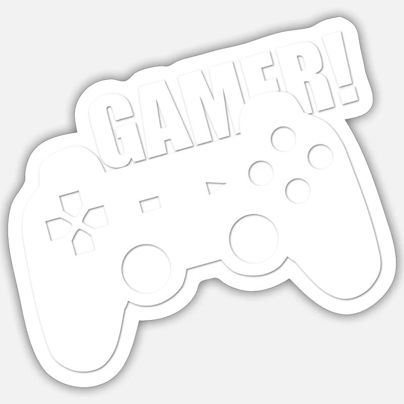 Console de jeux vidéo Jeux Console PC Sticker taille S (10 x 10 cm)