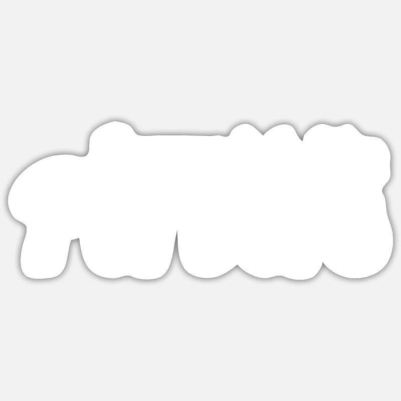 Sorry ich bin Pervers - Sticker Größe S (10 x 10 cm) - Mattweiß