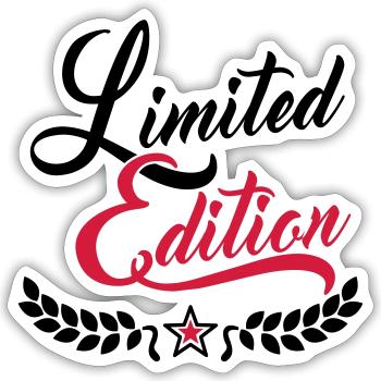 Limited Edition - Sticker size S (10 x 10 cm) - white matte - Front