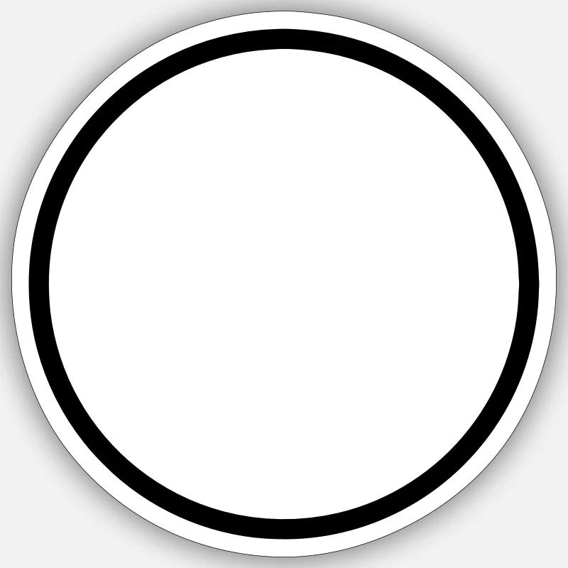 Customize it ! / Anpassen / Personnaliser - Sticker size S (10 x 10 cm) - white matte