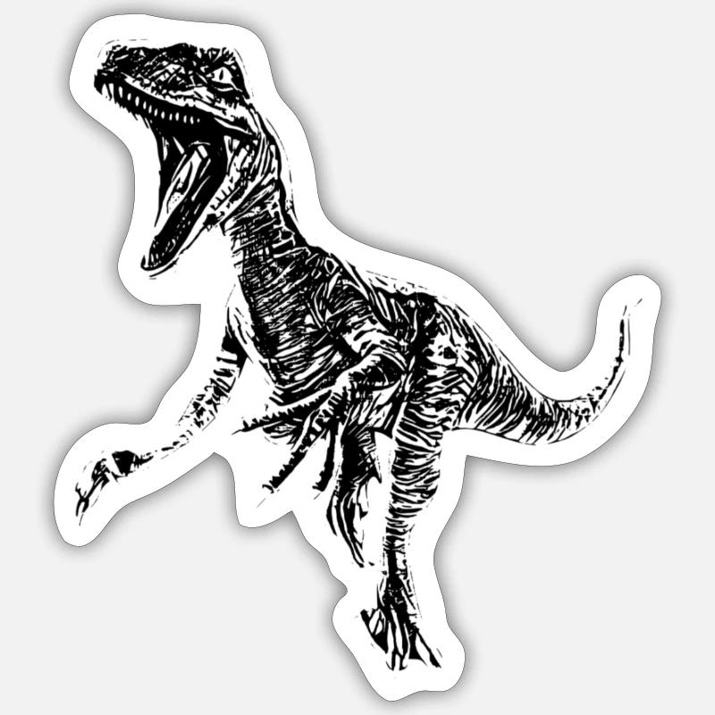 Velociraptor Sticker size S (10 x 10 cm)