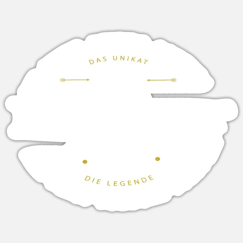 Beruf Maler - Sticker Größe S (10 x 10 cm) - Mattweiß