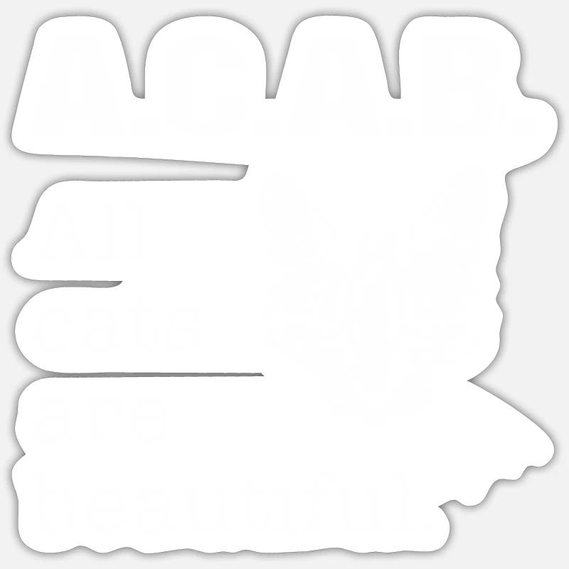 a c a b Sticker Größe S (10 x 10 cm)