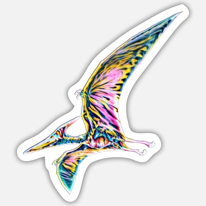 Pterosaurus - Sticker size S (10 x 10 cm) - white matte