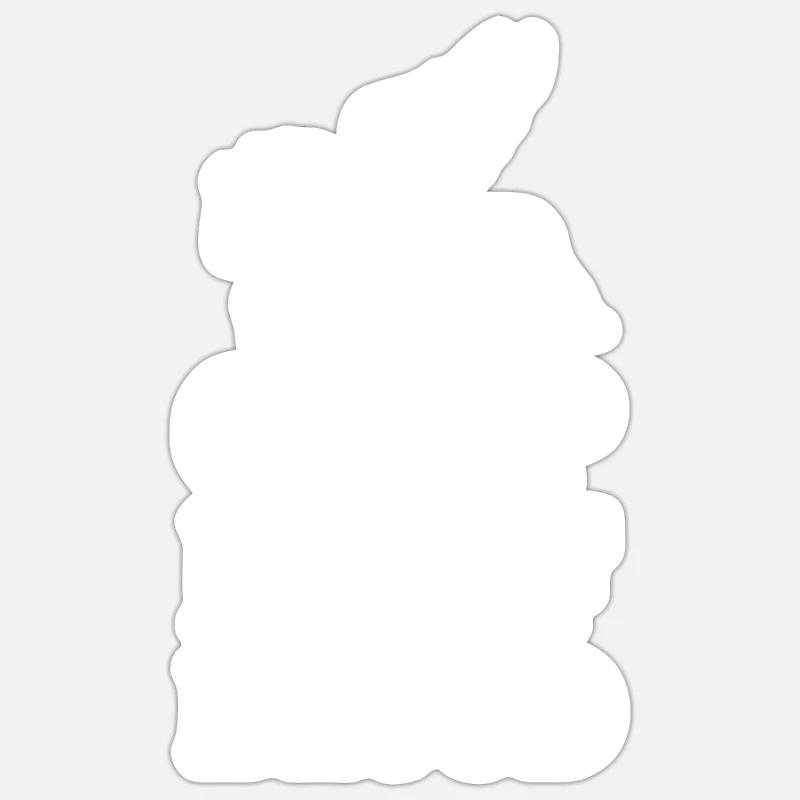 Idea de regalo de mestizo de campamento griego - Sticker størrelse S (10 x 10 cm) - mat hvid