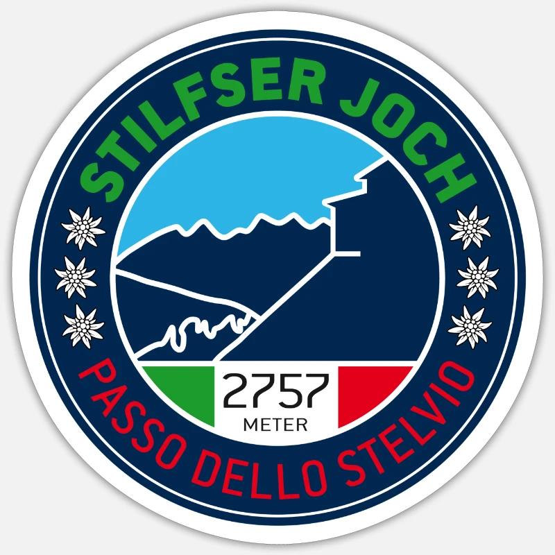 Stilfser Joug 2 - Sticker taille S (10 x 10 cm) - blanc mat