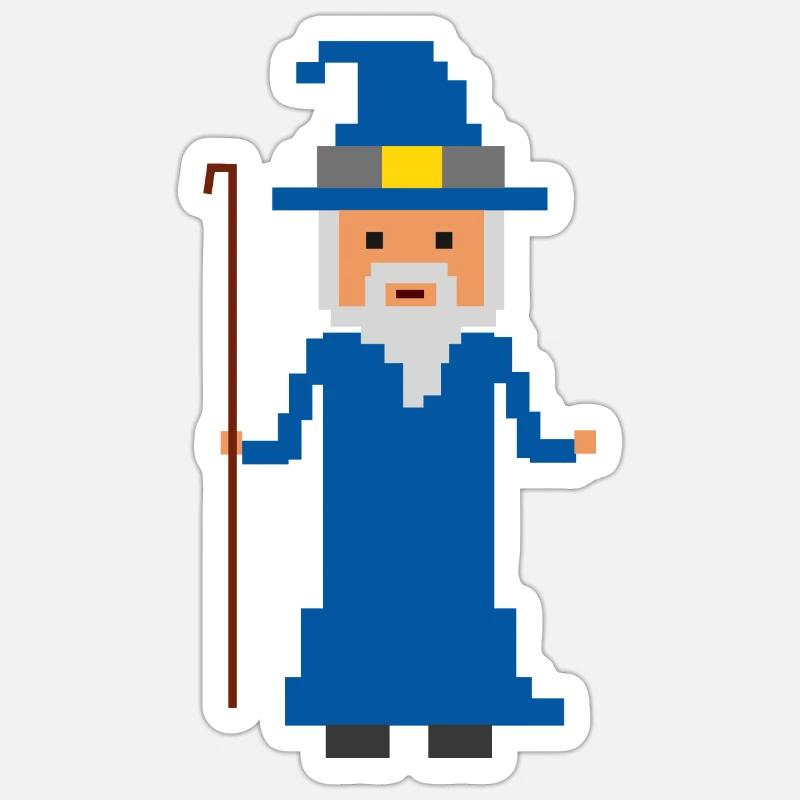 Entwickler Open Sourcerer Lustige Geschenkidee - Sticker Größe S (10 x 10 cm) - Mattweiß