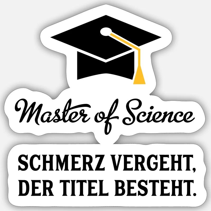 msc - Sticker Größe S (10 x 10 cm) - Mattweiß