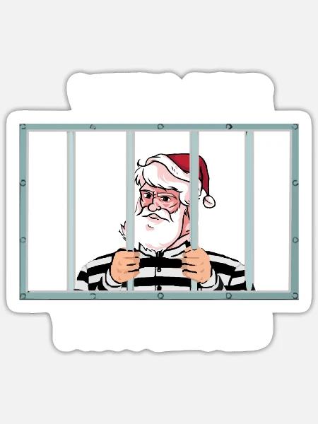Weihnachten Verlies Navidad,Feliz Navidad,funny - Sticker Größe S (10 x 10 cm) - Mattweiß