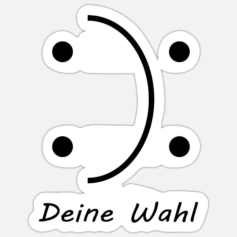 Sticker Größe S (10 x 10 cm) - 