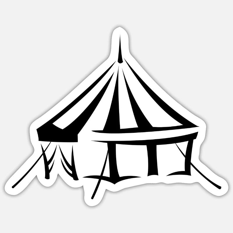 circus Sticker size S (10 x 10 cm)